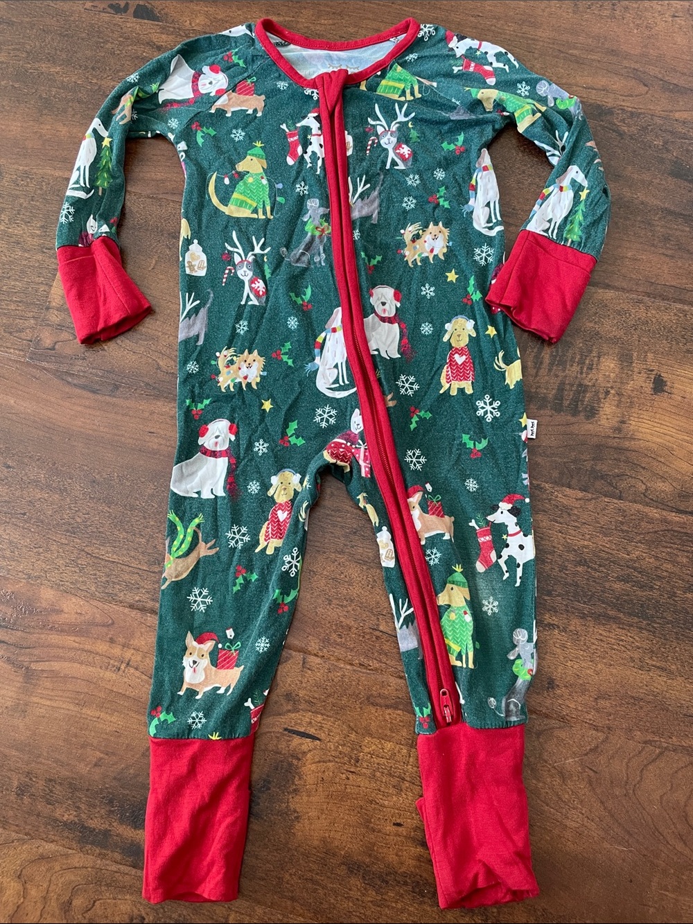 Little Sleepies Holiday pets Print zippy